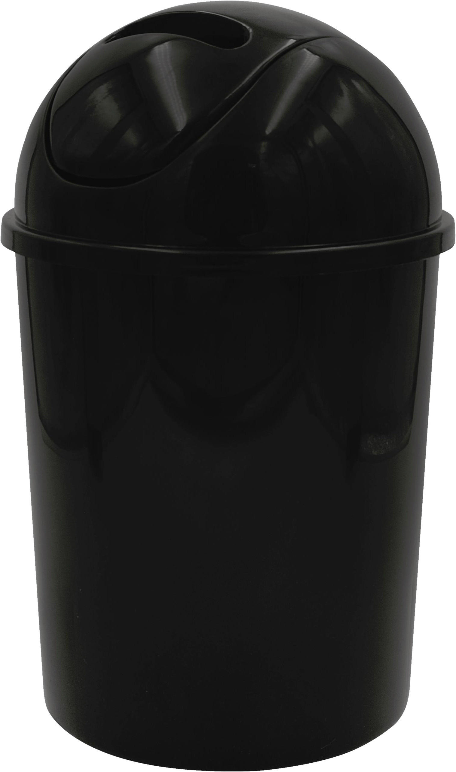 ABFALLEIMER 5 l  Kunststoff  - Schwarz, Basics, Kunststoff (19/31/19cm) - Sadena