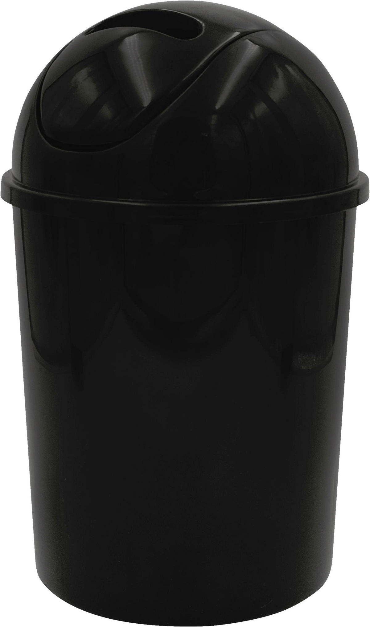 ODPADKOVÝ KOŠ  5 l - černá, Basics, plast (19/31/19cm) - Sadena