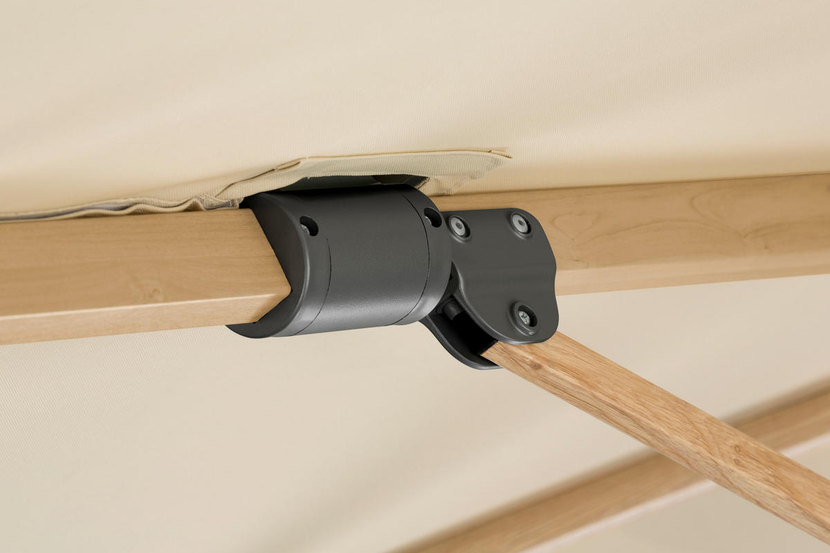 AMPELSCHIRM   - Eichefarben/Naturfarben, Basics, Textil/Metall (358/263/300cm) - Schneider