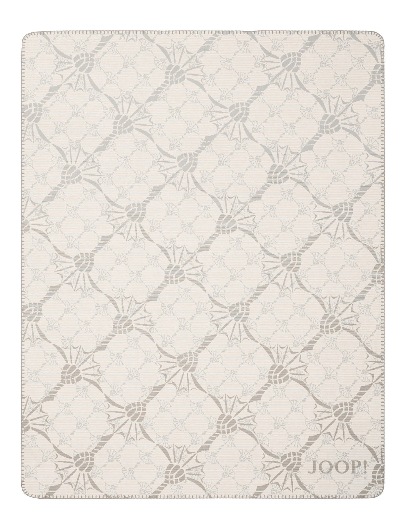 WOHNDECKE Cornflower Double 150/200 cm  - Beige/Hellgrau, Design, Textil (150/200cm) - Joop!
