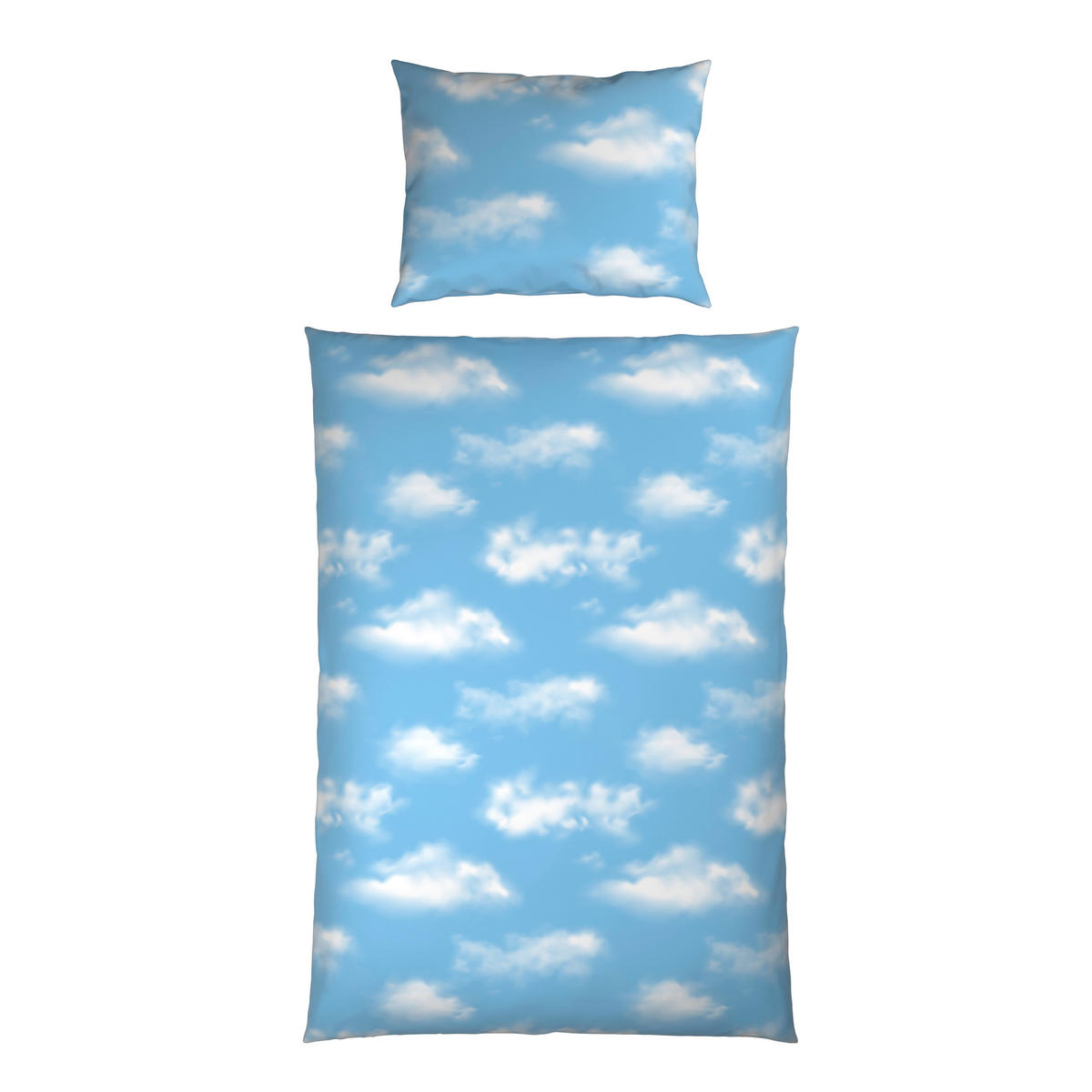 BETTWÄSCHE Satin 140/200 cm  - Hellblau, Design, Textil (140/200cm) - Esposa