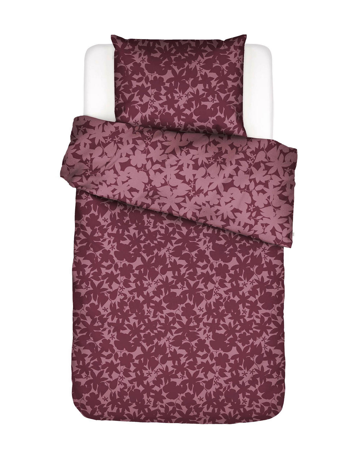 POSTEĽNÁ BIELIZEŇ, flanel, červená, 140/200 cm - červená, Basics, textil (140/200cm) - Essenza
