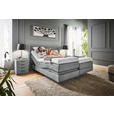 BOXSPRINGBETT 200/200 cm  in Grau  - Grau, KONVENTIONELL, Holz/Textil (200/200cm) - Dieter Knoll