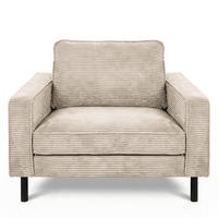 FOTELJA tekstil  svijetlo siva   - svijetlo siva/crna, Design, tekstil/metal (88/85/92cm) - Livetastic