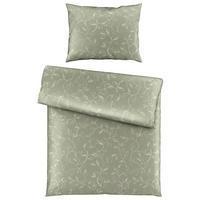 POVLEČENÍ, satén, zelená, 140/200 cm - zelená, Natur, textil (140/200cm) - Bio:Vio