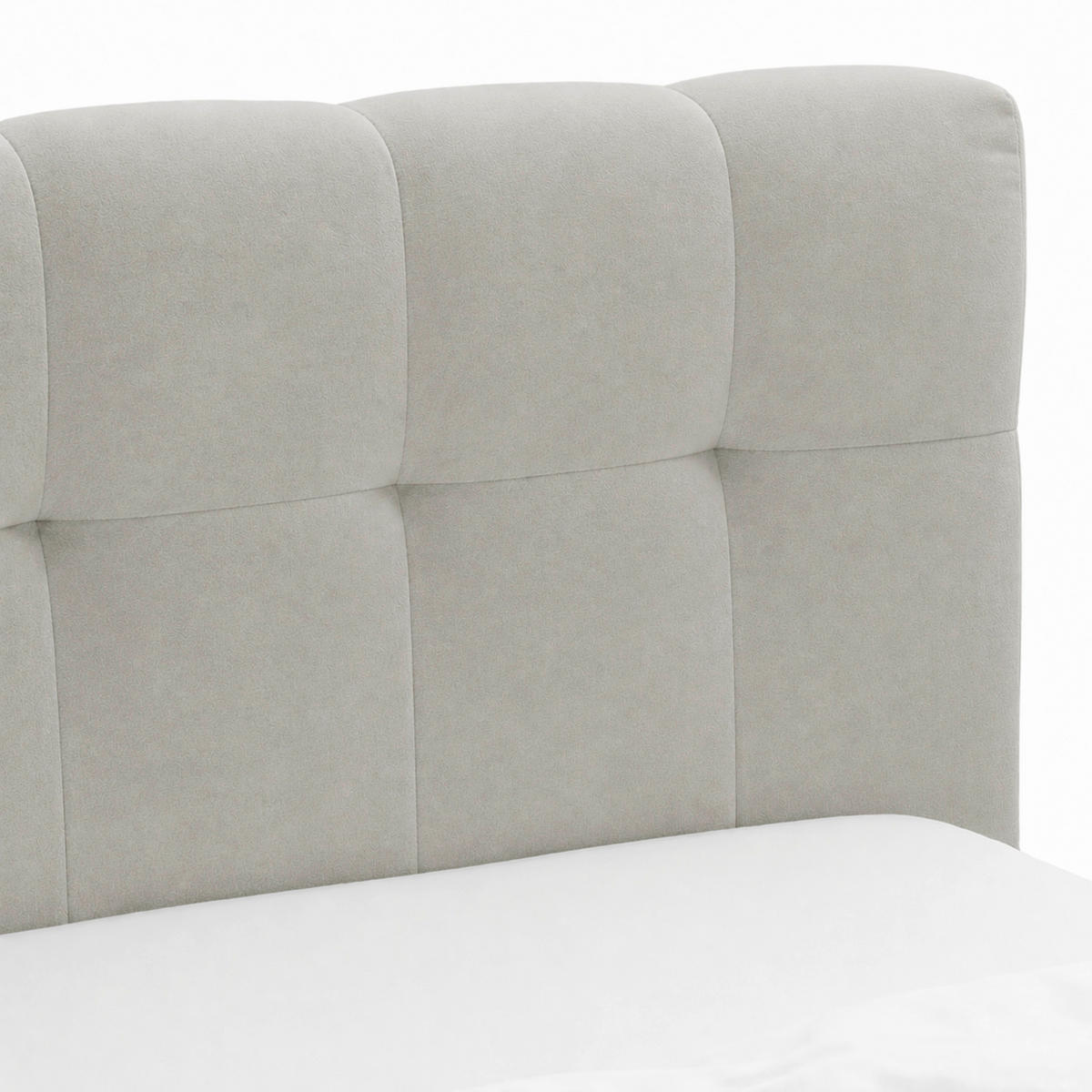 POLSTERBETT 140/200 cm,  in Grau,  - Eichefarben/Grau, MODERN, Holz/Textil (140/200cm) - MID.YOU