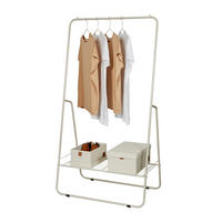 KLEIDERSTÄNDER in Greige   - Greige, Basics, Metall (75/44/140cm) - LOVE IT STORE IT