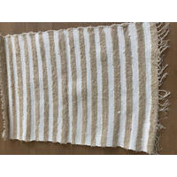 KÉZI SZÖVÉSŰ SZŐNYEG   - bézs/fehér, Basics, textil (70/200cm)