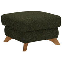 HOCKER in Textil Olivgrün  - Eichefarben/Olivgrün, Modern, Holz/Textil (65/47/65cm) - Valnatura