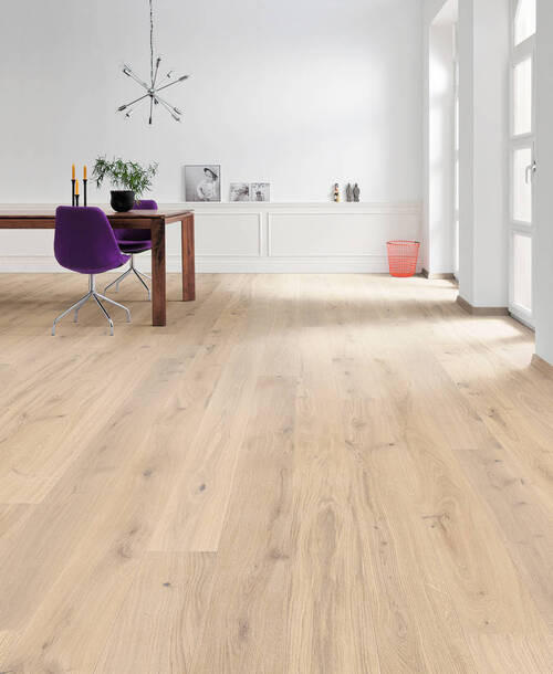 PARKETTBODEN Living by HARO PARKETT 2500 LA  per  m² - Hellbraun, Basics, Holzwerkstoff (18/220cm) - Living by HARO