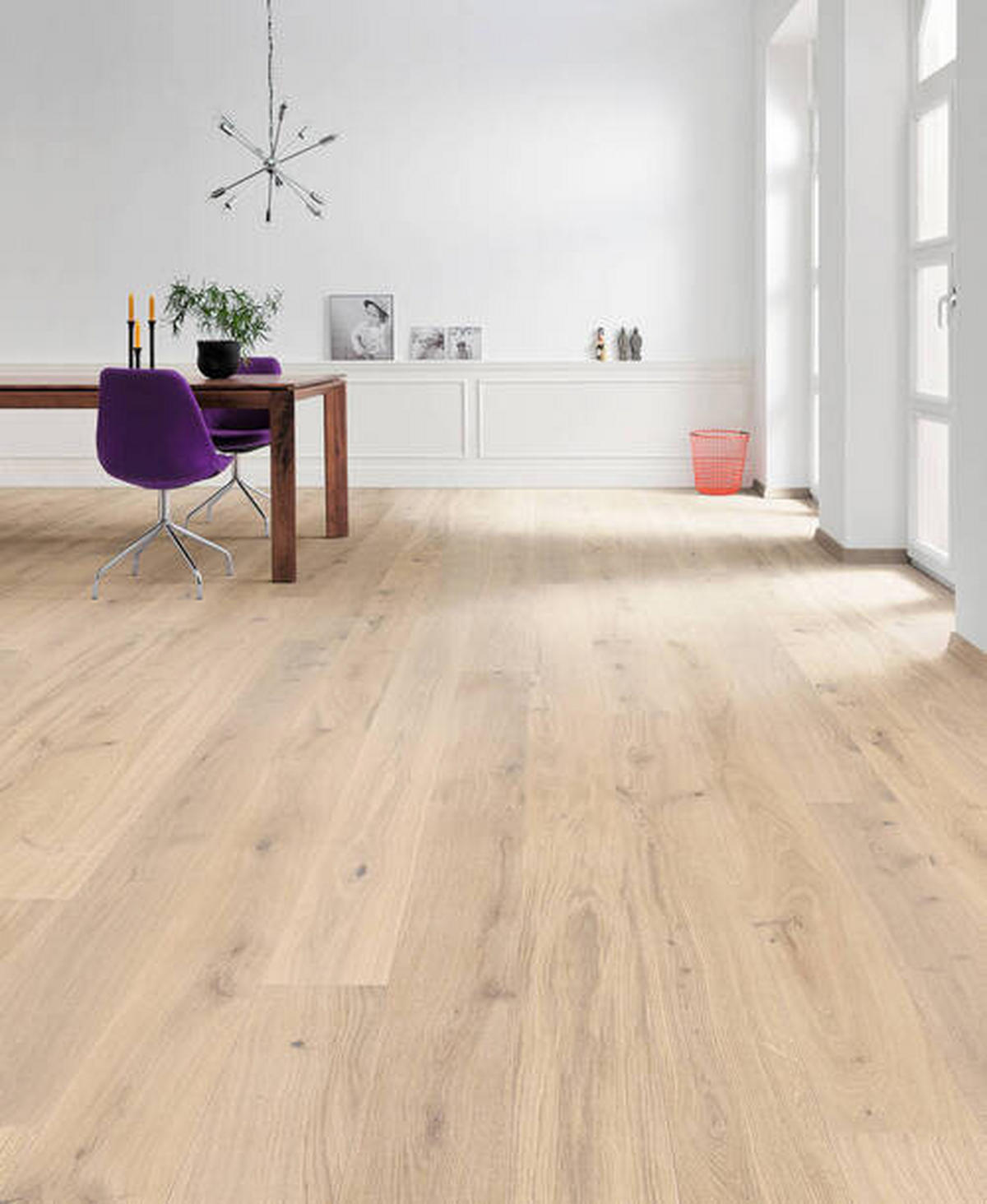 PARKETTBODEN Living by HARO PARKETT 2500 LA  per  m² - Hellbraun, Basics, Holzwerkstoff (18/220cm) - Living by HARO