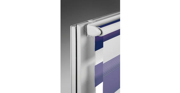 DOPPELROLLO 80/210 cm - Violett/Weiß, Basics, Textil (80/210cm) - Homeware