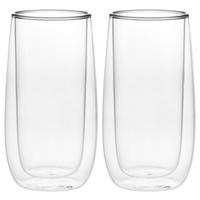 TEEGLAS  2-teilig  - Klar, Design, Glas (6,5/15cm) - Novel