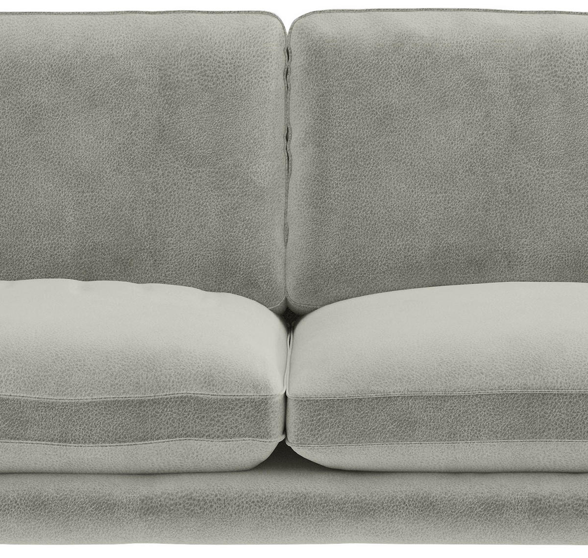SITZGARNITUR Flachgewebe Hellgrau  - Hellgrau/Schwarz, Design, Textil/Metall (250/202cm) - Livetastic