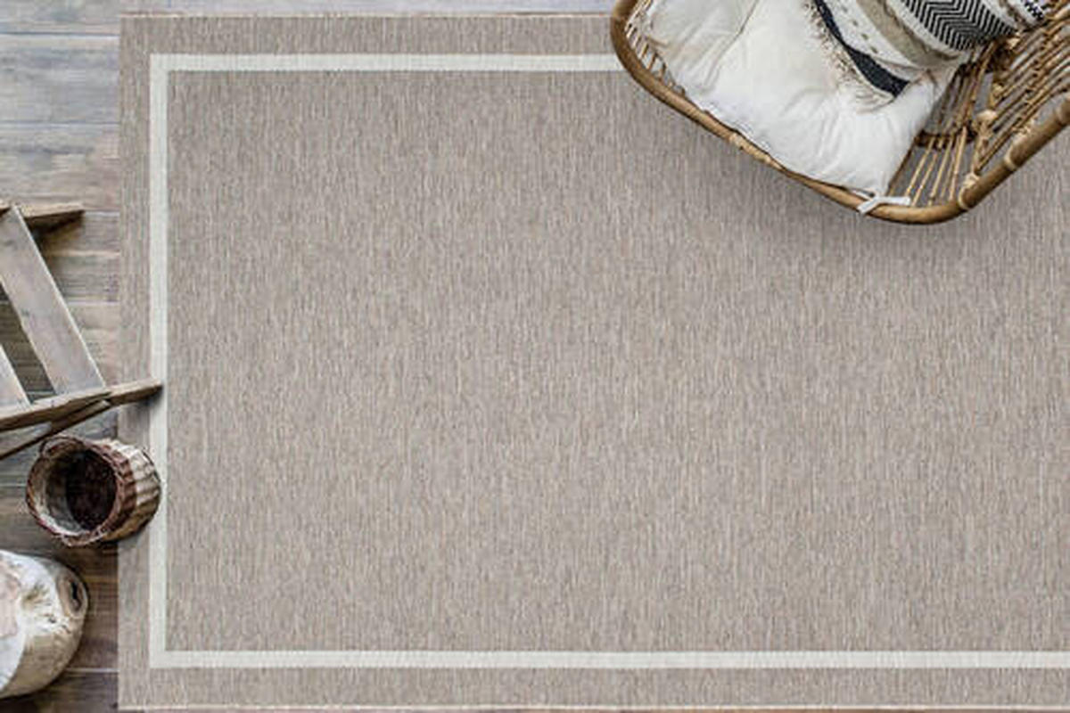 WEBTEPPICH 80/150 cm Amalfi Grau, Taupe, Hellgrau  - Taupe/Hellgrau, KONVENTIONELL, Textil (80/150cm)