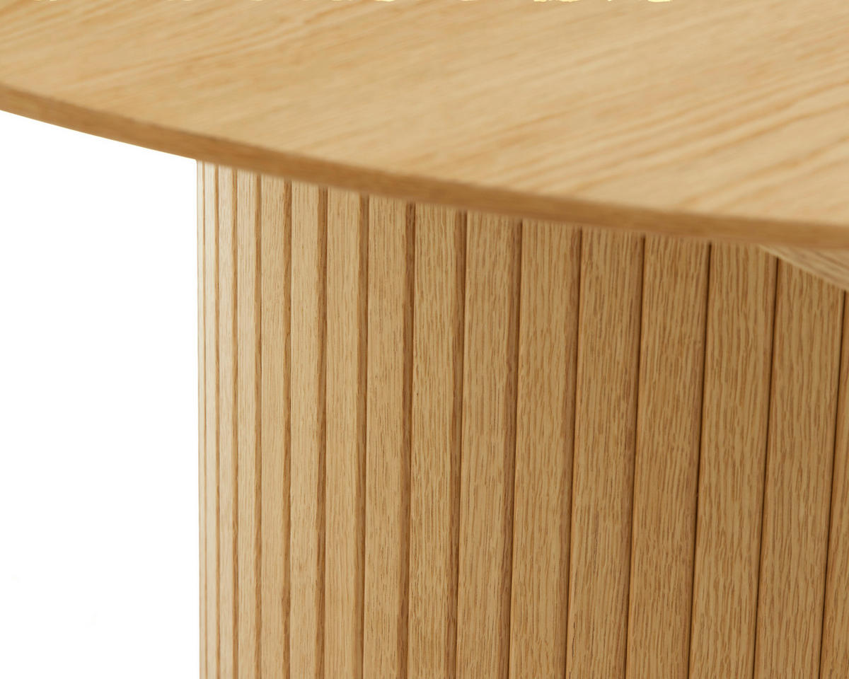 ESSTISCH Eichefarben rund  ausziehbar  - Eichefarben, Trend, Holzwerkstoff (120-167/120/75cm) - home24