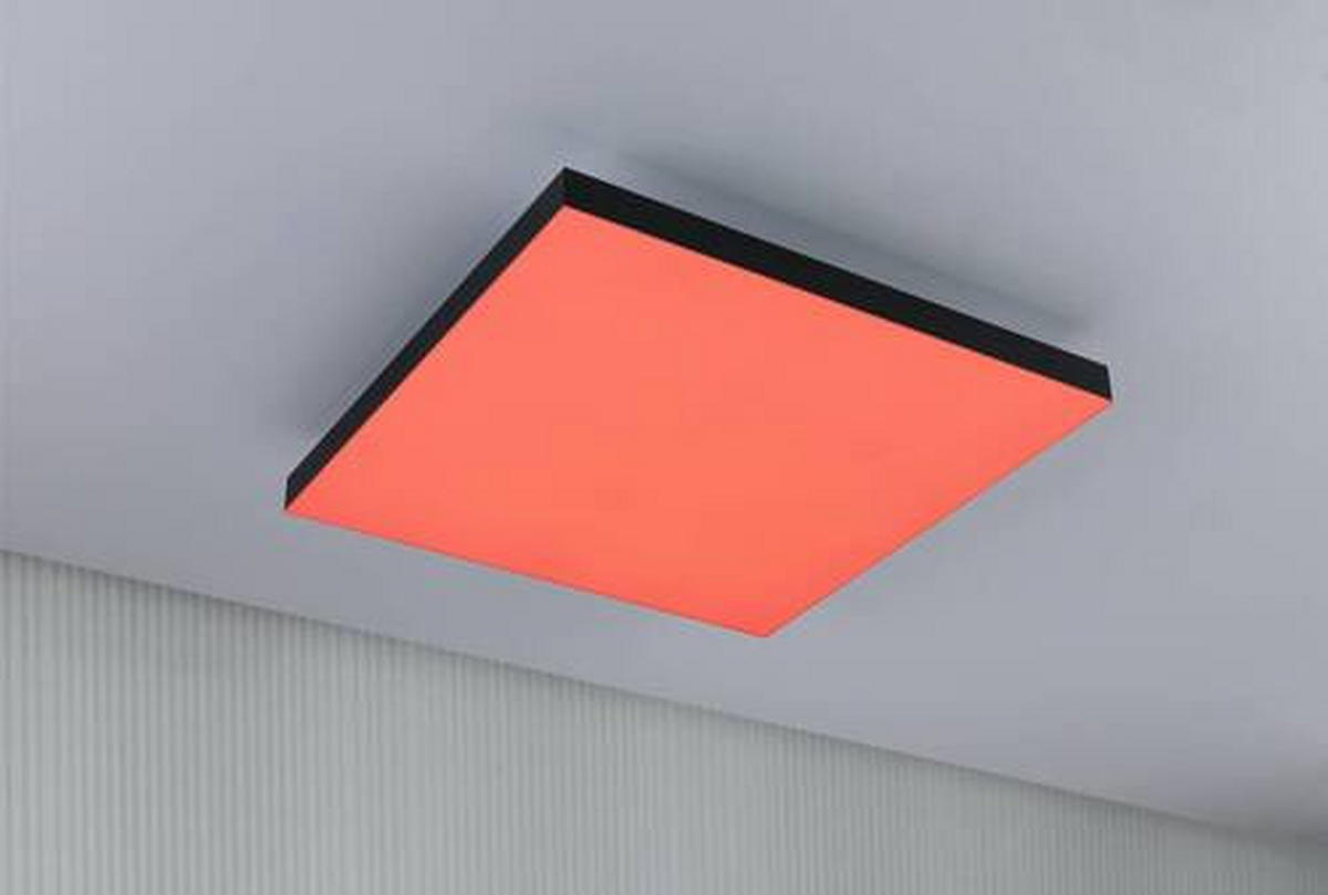 LED-PANEEL 45/45/6,4 cm   - Schwarz, Basics, Metall (45/45/6,4cm) - Paulmann