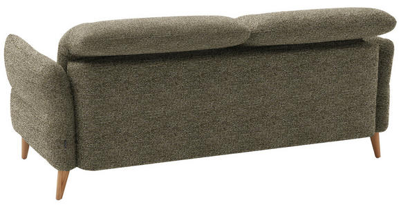 2-SITZER-SOFA in Webstoff Grün - Eiche Bianco/Grün, Design, Holz/Textil (192-220/85-106/98-112cm) - Dieter Knoll