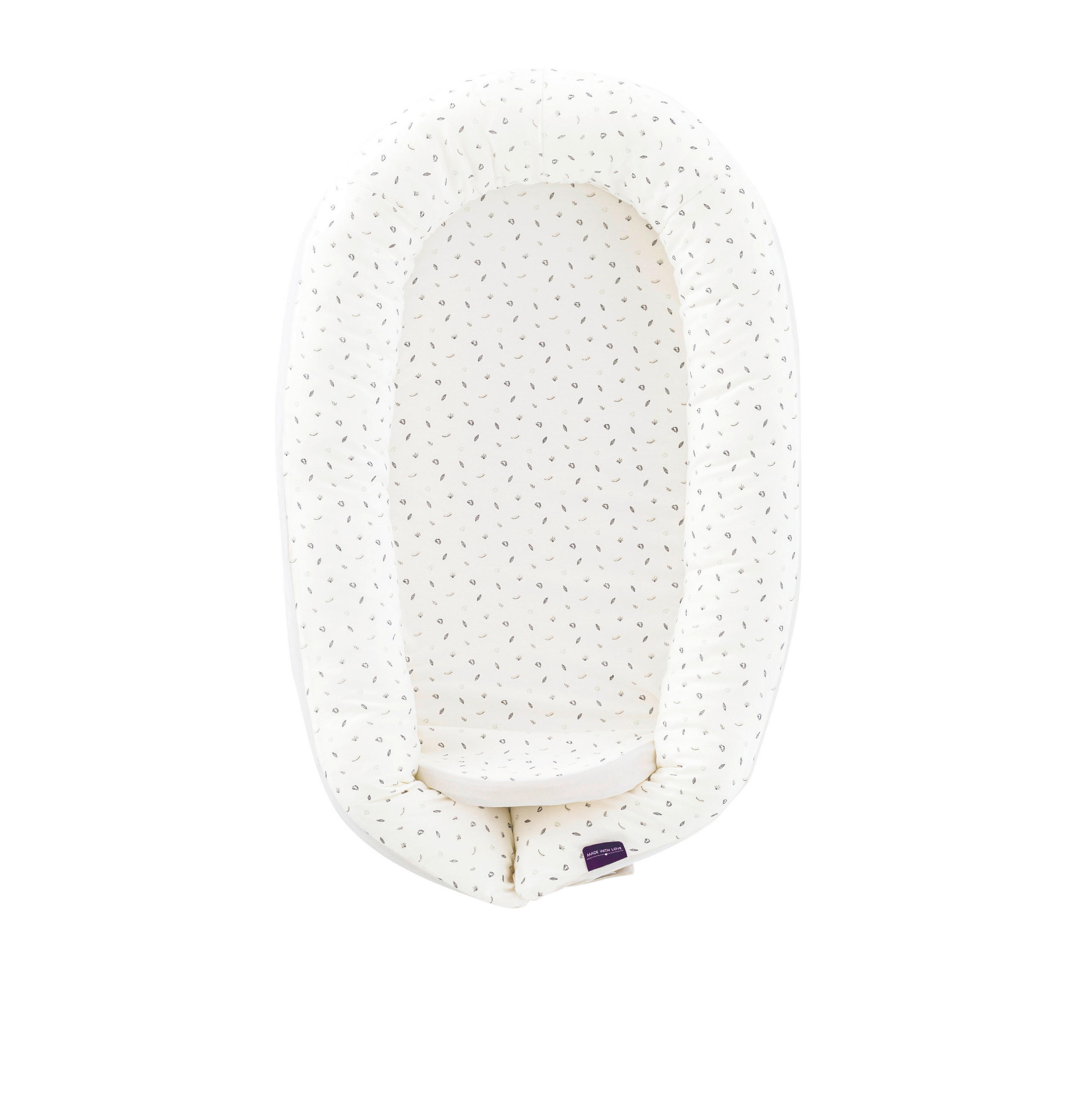 Träumeland Kuschelnest Faultier Mehrfarbig, Weiß 48x16x85 cm
