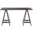 SCHREIBTISCH - Schwarz/Braun, Design, Holzwerkstoff (140/74/65cm) - Carryhome