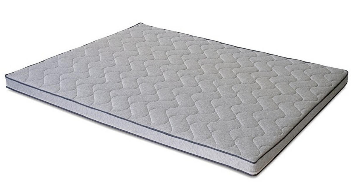 BÄDDMADRASS 140/200 cm  höjd ca 6 cm  - vit, Klassisk, textil (140/200cm) - Best Price