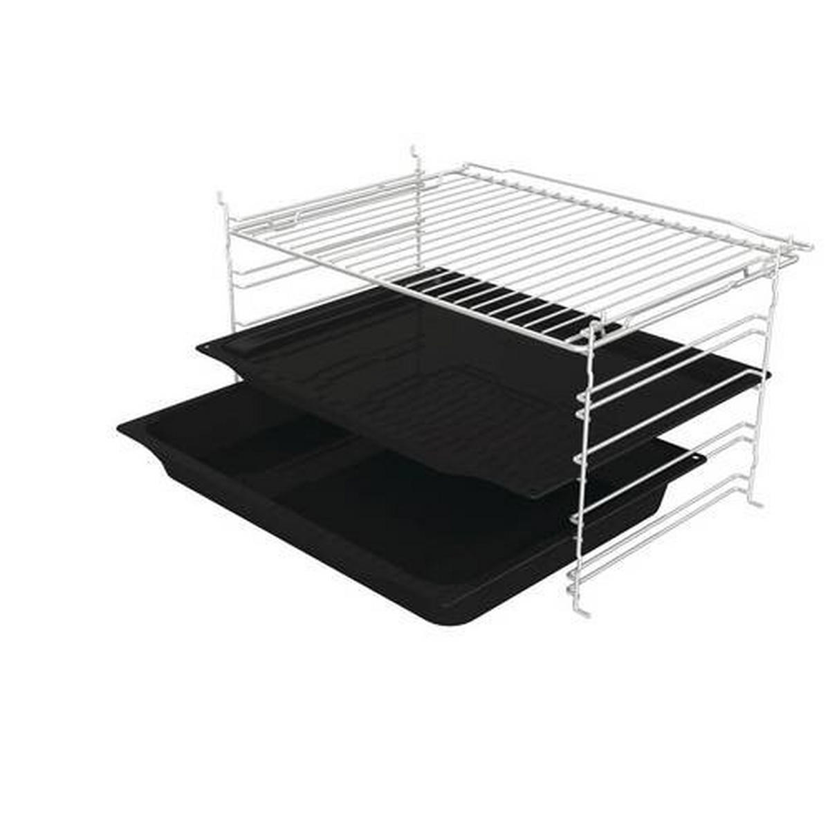 EINBAUBACKOFEN BO 6717 E03X  - Edelstahlfarben/Schwarz, Basics, Glas/Metall (59,5/59,5/56,4cm) - Gorenje