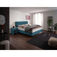 BOXSPRINGBETT 200/220 cm  in Blau  - Blau/Schwarz, KONVENTIONELL, Textil/Metall (200/220cm) - Esposa