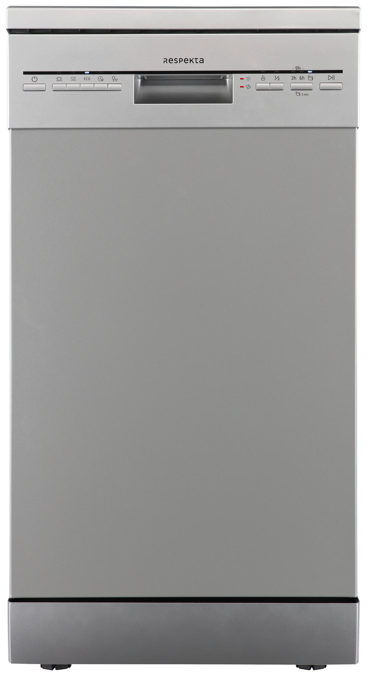 GESCHIRRSPÜLER GSPS45SI-12  - Silberfarben, Basics, Kunststoff/Metall (44,8/84,5/60cm) - Respekta