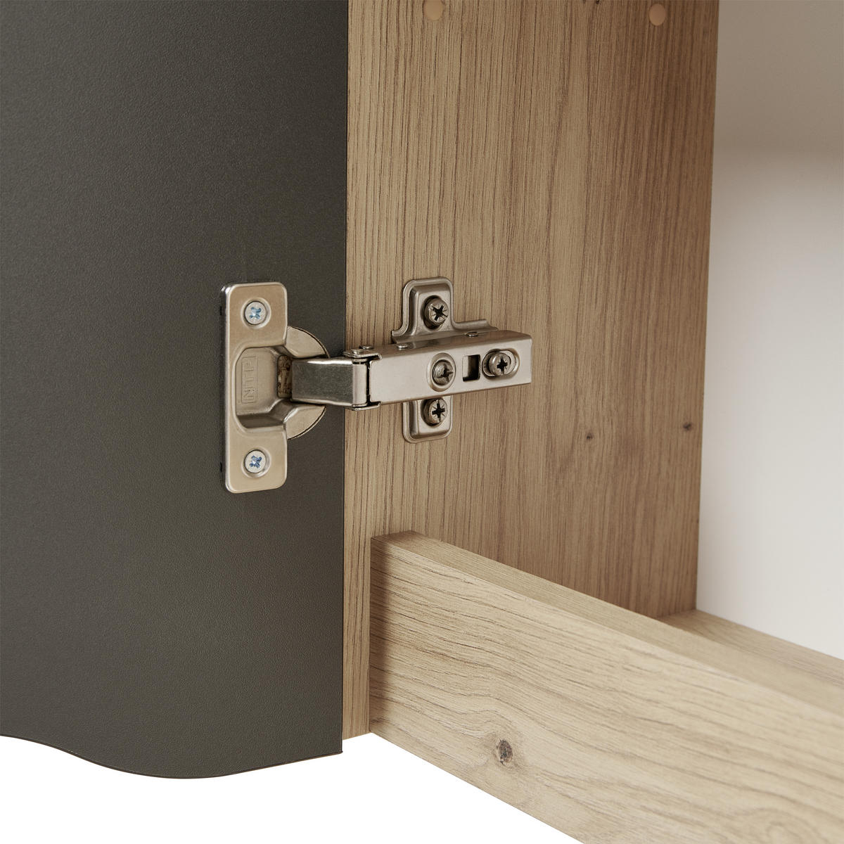 HÄNGESCHRANK 40/70/20 cm  - Eichefarben/Anthrazit, MODERN, Holzwerkstoff (40/70/20cm) - MID.YOU
