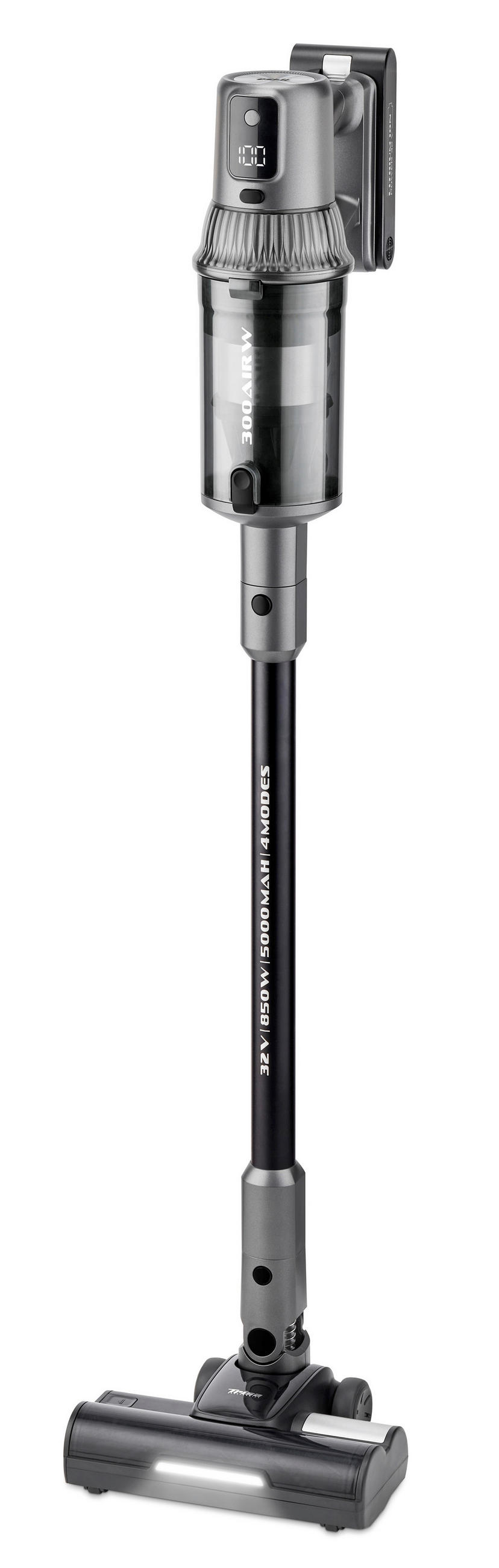 AKKU-BODENSTAUBSAUGER - Schwarz, Basics, Kunststoff (32,5/25,5/131cm) - Trisa Electronics