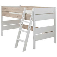 HOCHBETT 90/200 cm  - Weiss/Eichefarben, Design, Holz/Holzwerkstoff (90/200cm) - Paidi