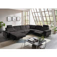 WOHNLANDSCHAFT in Chenille Graubraun  - Graubraun/Alufarben, Design, Textil/Metall (170/333/265cm) - Dieter Knoll