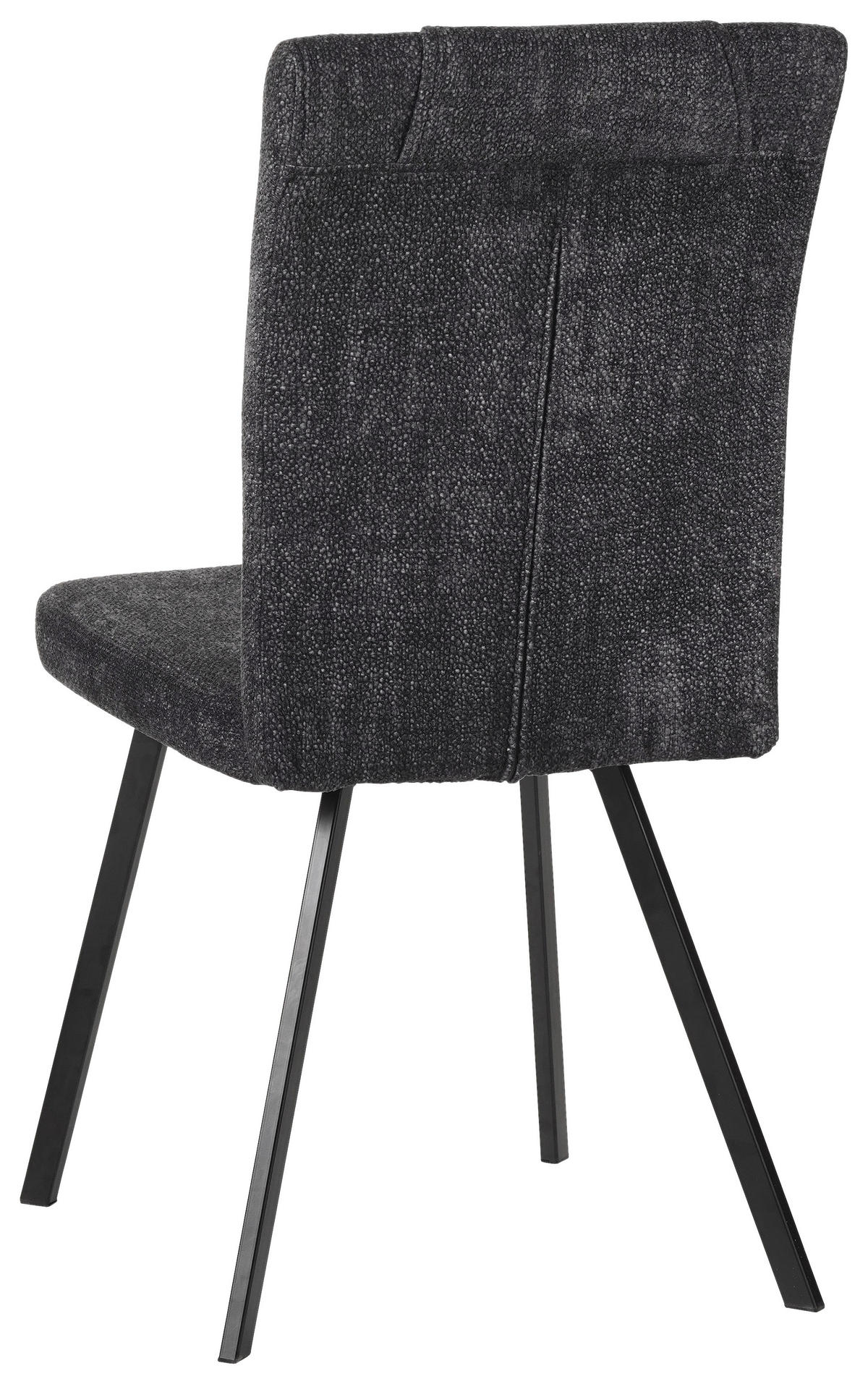 ŽIDLE, šedá - šedá/černá, Design, kov/textil (45/92/59cm) - Boxxx