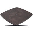 COUCHTISCH ESG 80/80/47-67 cm quadratisch Anthrazit, Dunkelbraun  - Anthrazit/Dunkelbraun, Design, Glas/Keramik (80/80/47-67cm) - Novel