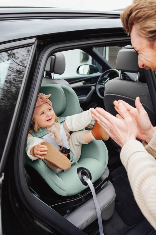REBOARDER-KINDERSITZ DUALIFIX 5Z inkl. Vario Base 5Z  - Basics, Textil - Britax Römer