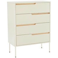 KOMMODE  in 80/105/40 cm  - Eichefarben/Grauweiß, Design, Holz/Holzwerkstoff (80/105/40cm) - Carryhome