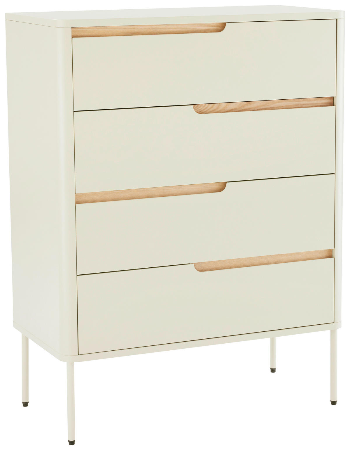 KOMMODE  in 80/105/40 cm  - Eichefarben/Grauweiß, Design, Holz/Holzwerkstoff (80/105/40cm) - Carryhome