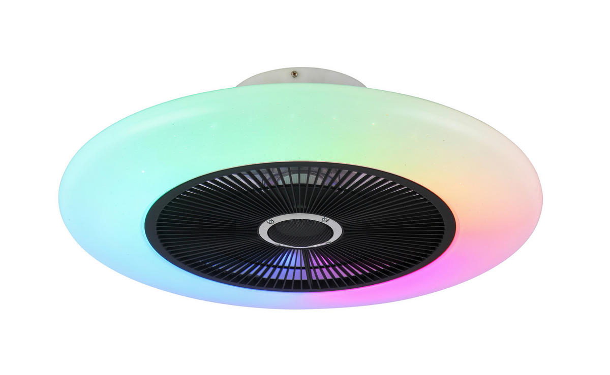 PLAFONSKI VENTILATOR   - providno/bela, Osnovno, metal/plastika (55/17,5cm) - Mican