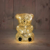 LED-DEKOLEUCHTE 10,5/11/16 cm  - Goldfarben, Basics, Glas (10,5/11/16cm)