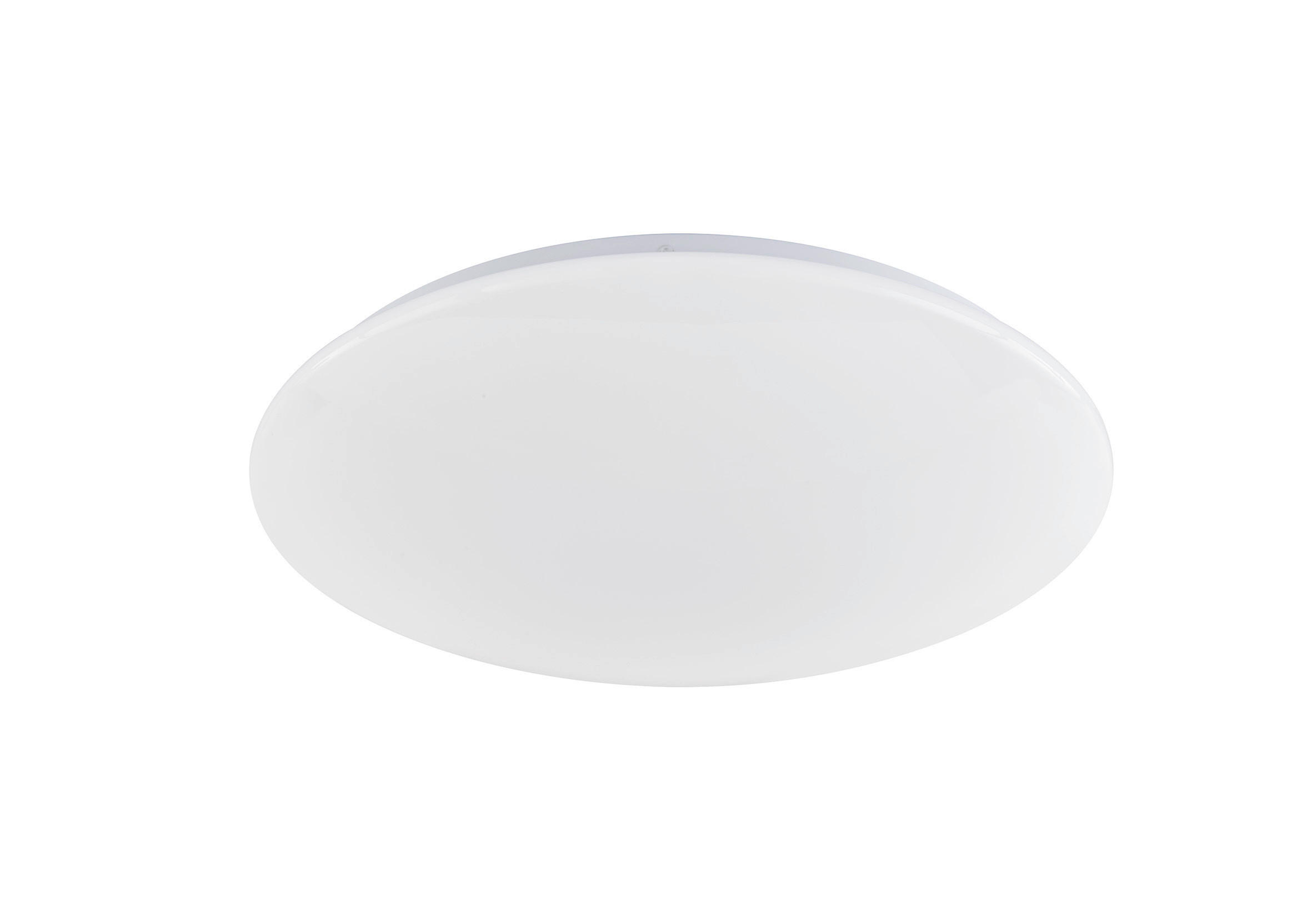 LED-DECKENLEUCHTE Mona   - Weiß Hochglanz/Weiß, KONVENTIONELL, Kunststoff/Metall (29,50ml) - Fischer & Honsel