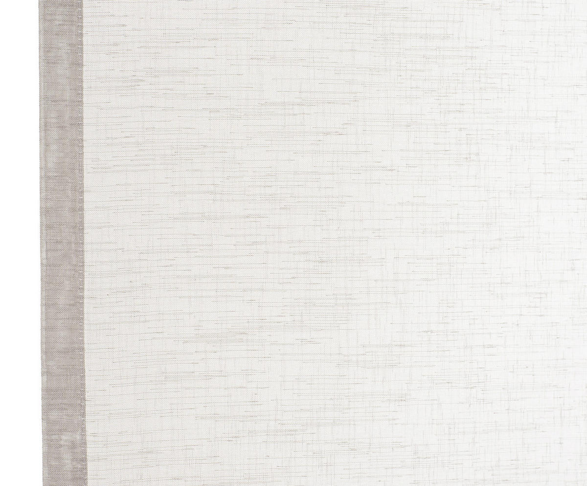 FLÄCHENVORHANG   halbtransparent  60/245 cm   - Taupe, Basics, Textil (60/245cm) - Novel