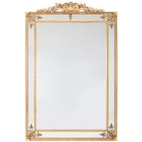 WANDSPIEGEL 154/236/9 cm    in  - Goldfarben, Design, Glas/Holz (154/236/9cm) - Novel