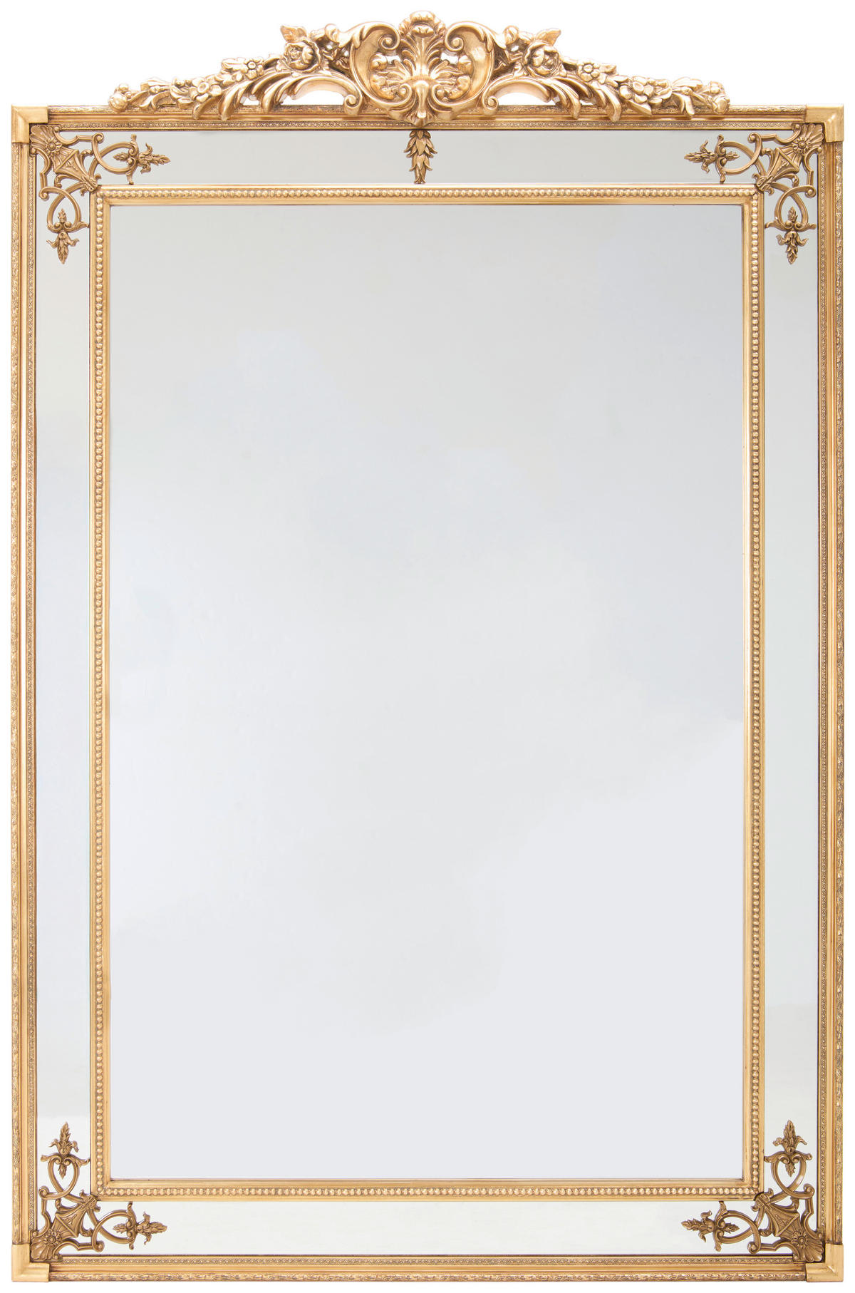 WANDSPIEGEL 154/236/9 cm    in  - Goldfarben, Design, Glas/Holz (154/236/9cm) - Novel