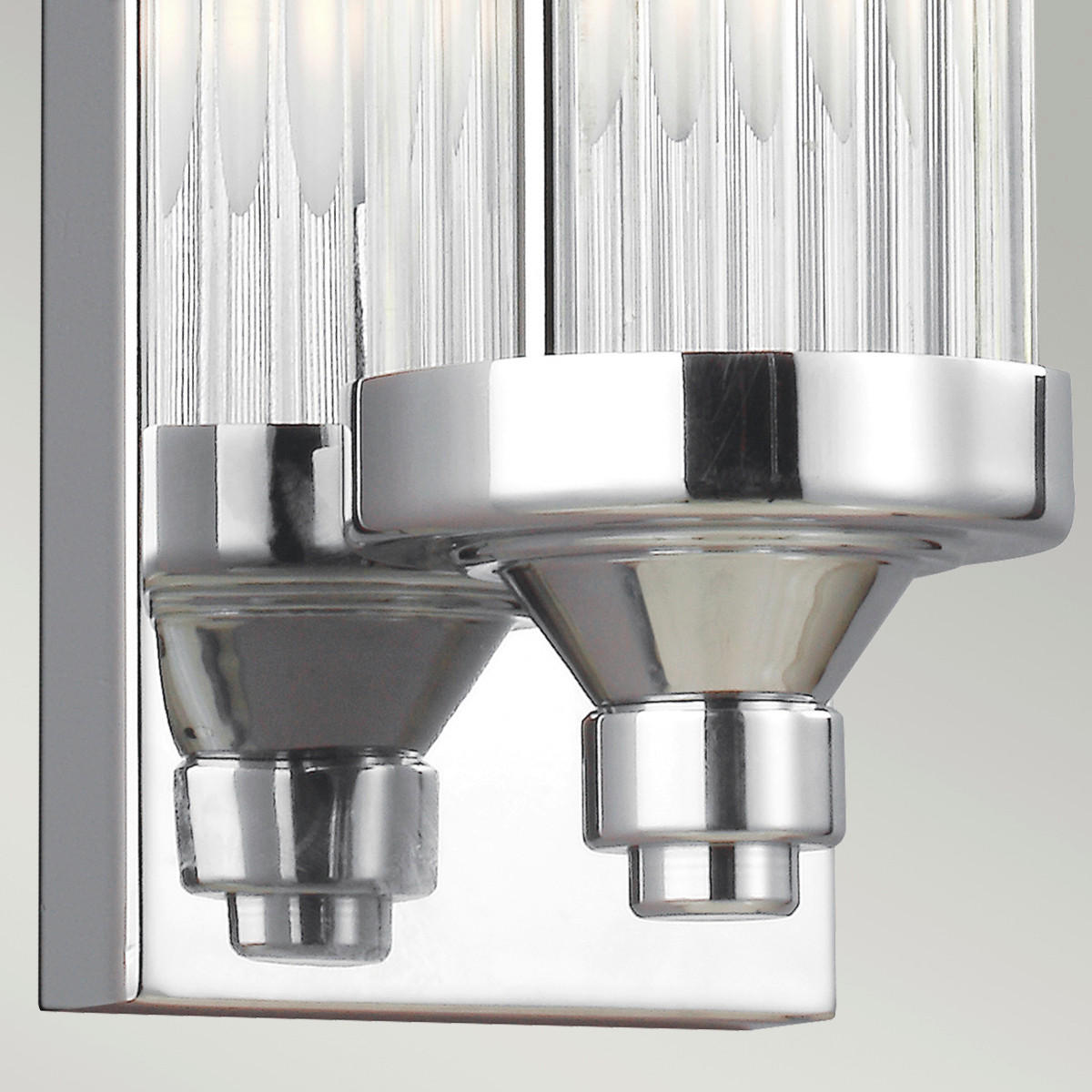 BADEZIMMER-WANDLEUCHTE - Chromfarben, Konventionell, Glas/Metall (12.1/73.7/14.4cm) - Elstead Lighting