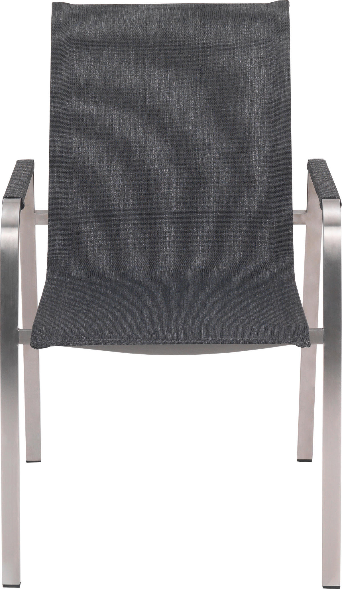 STOHOVATELNÉ KŘESLO, kov, textil - tmavě šedá/barvy nerez oceli, Design, kov/textil (56/91/65,50cm) - Amatio