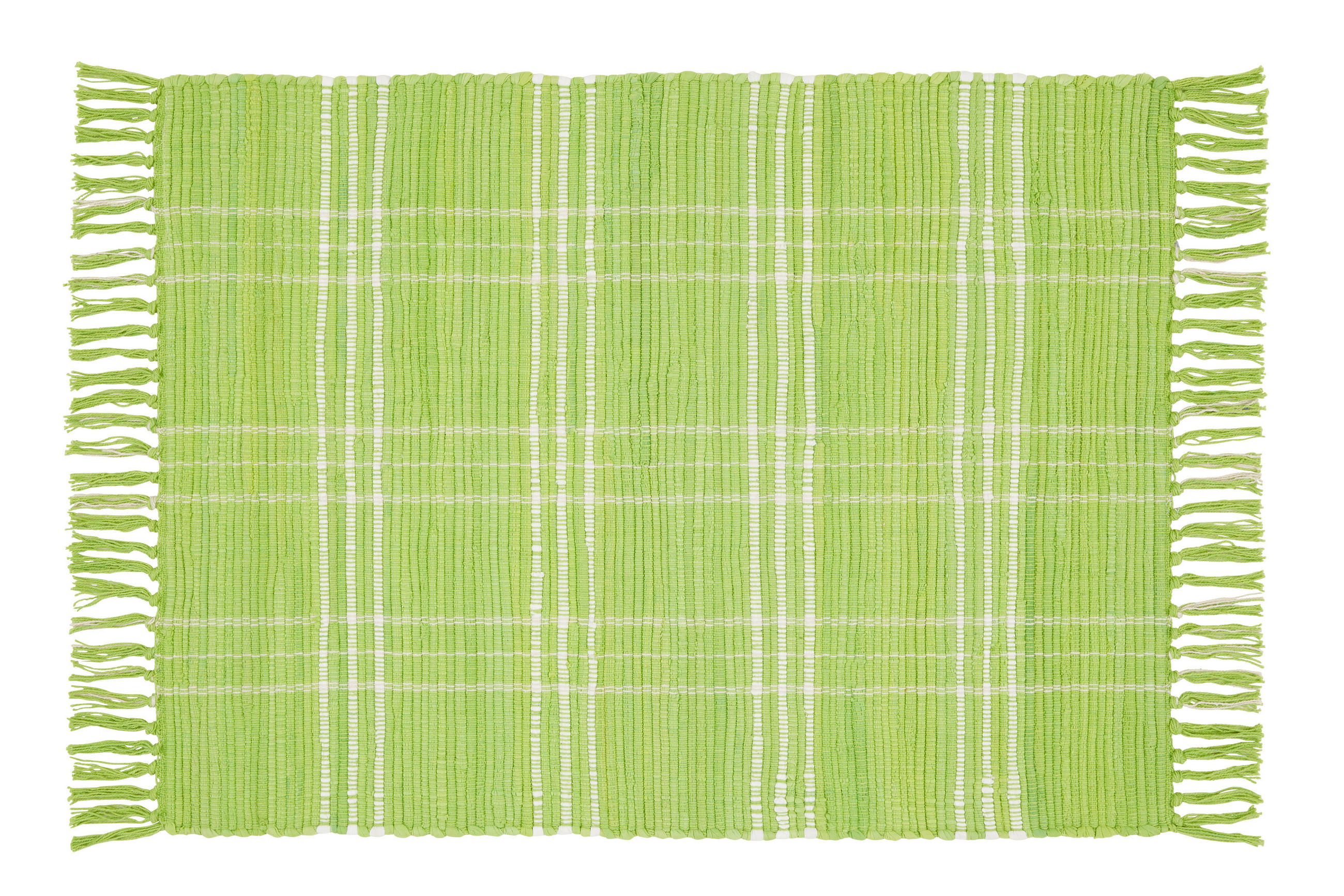 RUČNE TKANÝ KOBEREC, 60/90 cm, zelená - zelená, Basics, textil (60/90cm) - Boxxx