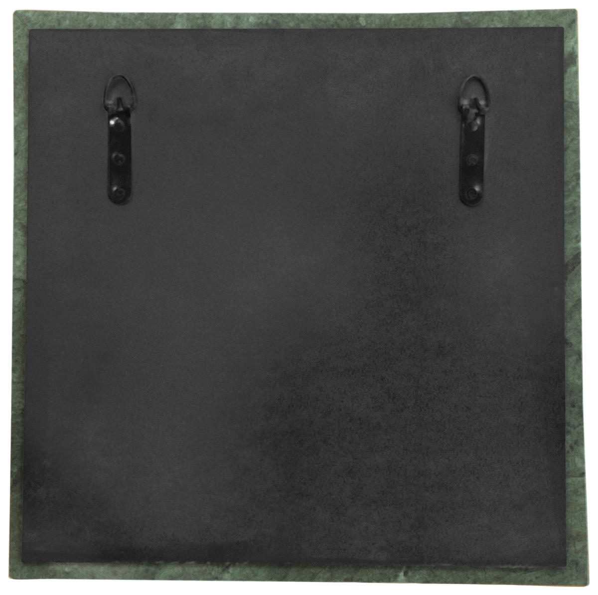 NÁSTENNÉ ZRKADLO 41/41/2 cm  - zlatá/zelená, Basics, kompozitné drevo/kameň (41/41/2cm) - MID.YOU
