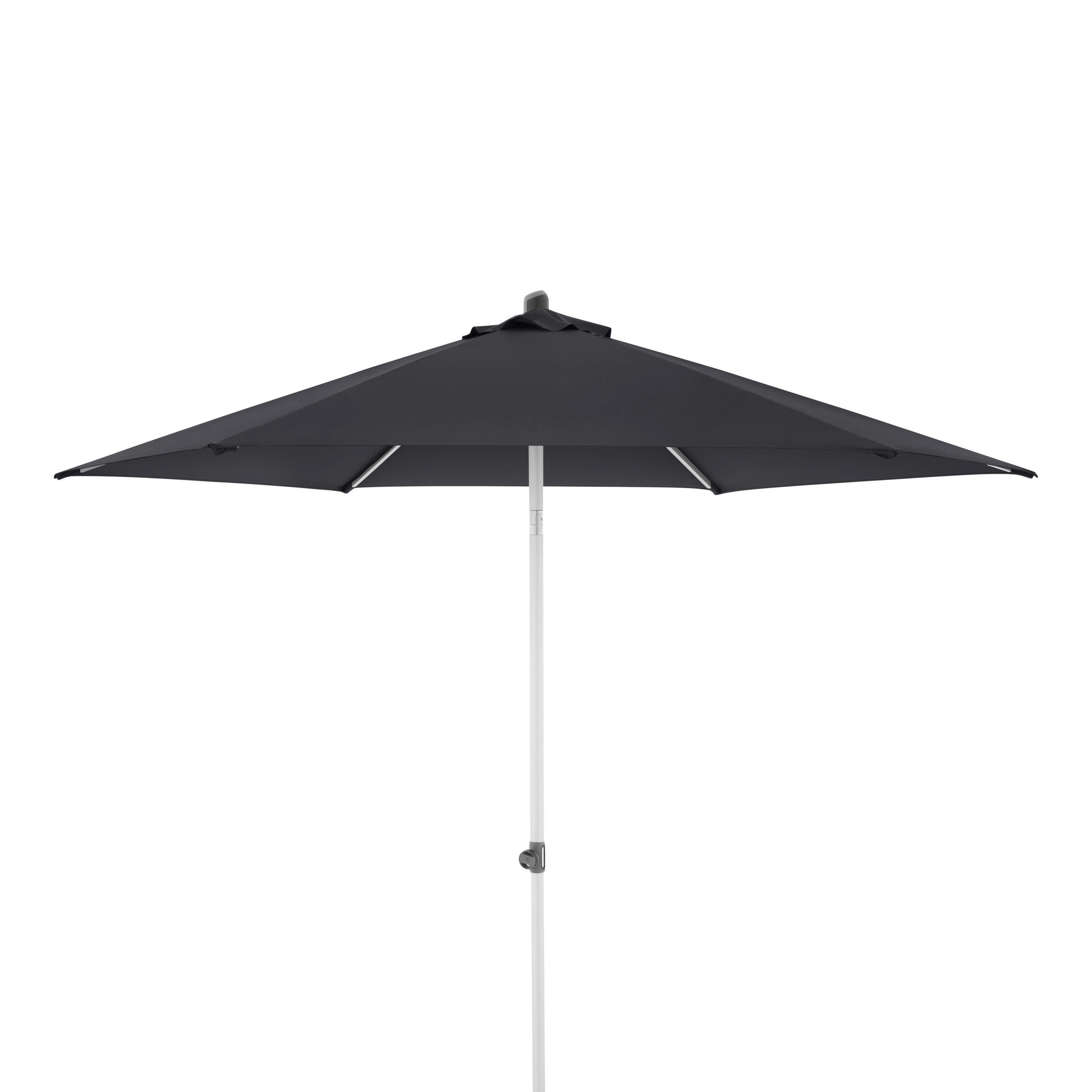 SONNENSCHIRM  270/270 cm  - Anthrazit/Silberfarben, Konventionell, Textil/Metall (270/270cm) - Doppler