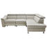 WOHNLANDSCHAFT in Leder Creme - Chromfarben/Creme, Design, Leder/Metall (263/203cm) - Stylife WOHNLANDSCHAFT in Leder Creme - Chromfarben/Creme, Design, Leder/Metall (263/203cm) - Stylife