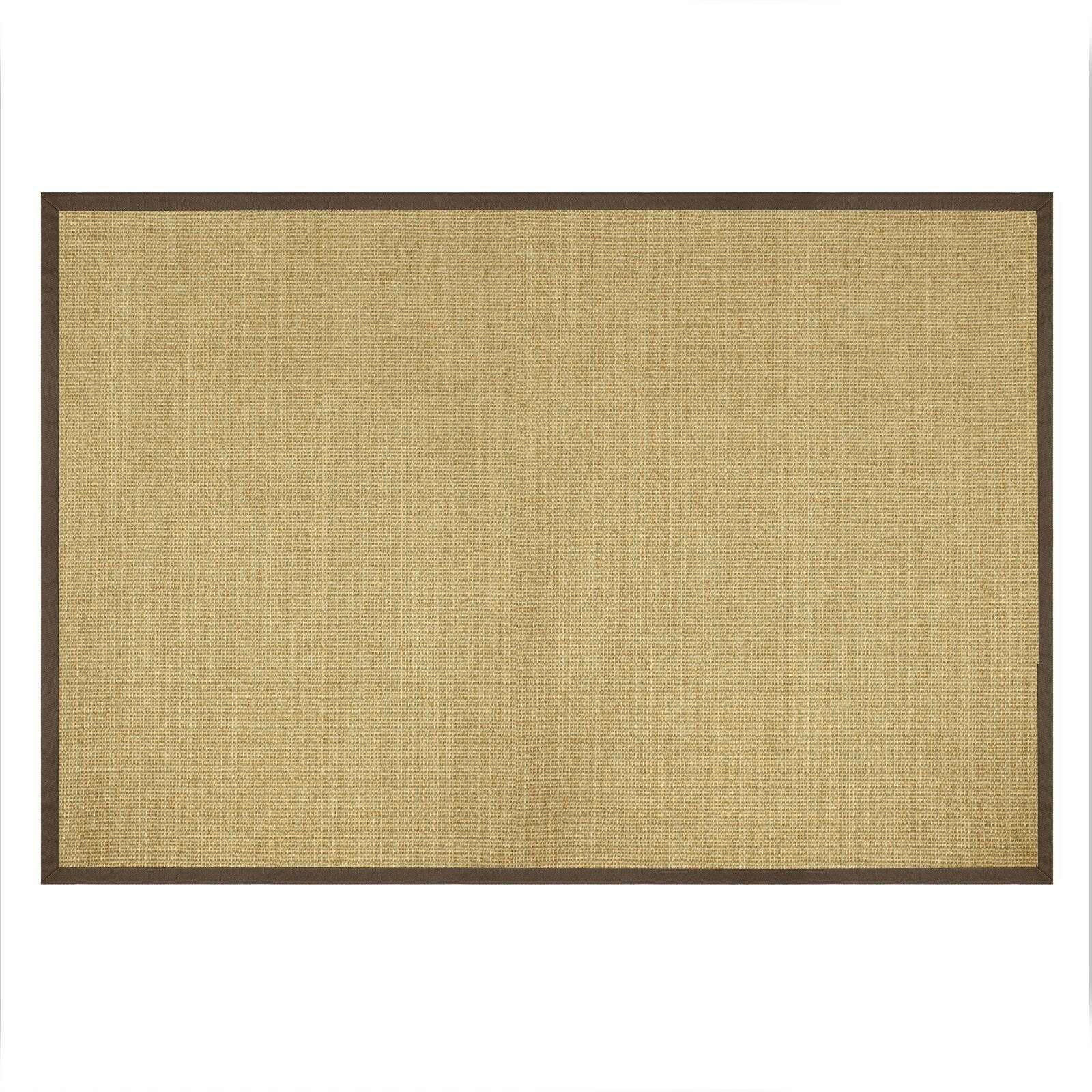 Floordirekt Flachwebeteppich Amazonas Natur, Cappuccino 200x200 cm